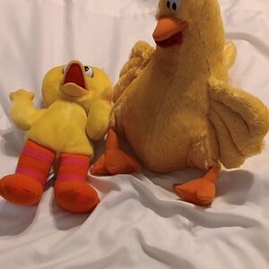 Yellow and Orange Stuffed Animal Set